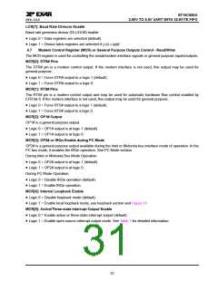 浏览型号ST16C650的Datasheet PDF文件第31页