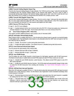 浏览型号ST16C650的Datasheet PDF文件第33页