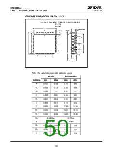 浏览型号ST16C650的Datasheet PDF文件第50页
