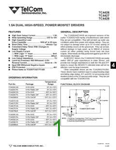 浏览型号TC4427COA的Datasheet PDF文件第1页