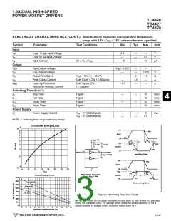 浏览型号TC4427CPA的Datasheet PDF文件第3页