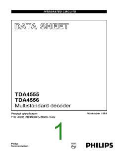 浏览型号TDA4556的Datasheet PDF文件第1页