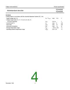 浏览型号TDA4556的Datasheet PDF文件第4页