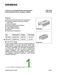 浏览型号TDA4718A的Datasheet PDF文件第1页