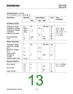 浏览型号TDA4718A的Datasheet PDF文件第13页