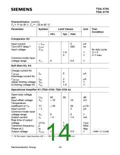浏览型号TDA4718A的Datasheet PDF文件第14页