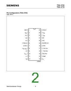 浏览型号TDA4718A的Datasheet PDF文件第2页