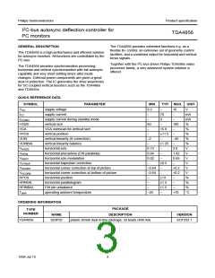浏览型号TDA4856的Datasheet PDF文件第3页