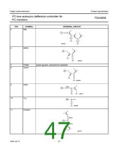 浏览型号TDA4856的Datasheet PDF文件第47页