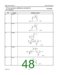 浏览型号TDA4856的Datasheet PDF文件第48页