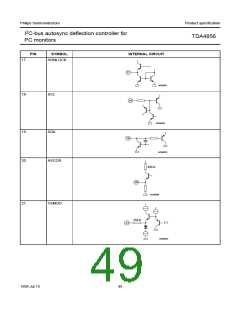 浏览型号TDA4856的Datasheet PDF文件第49页