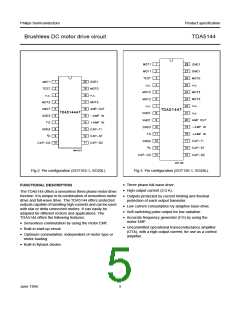 浏览型号TDA5144AT的Datasheet PDF文件第5页