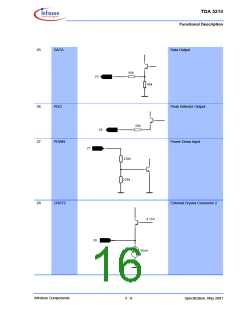 浏览型号TDA5210的Datasheet PDF文件第16页
