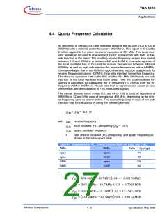 浏览型号TDA5210的Datasheet PDF文件第27页