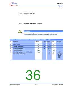 浏览型号TDA5210的Datasheet PDF文件第36页