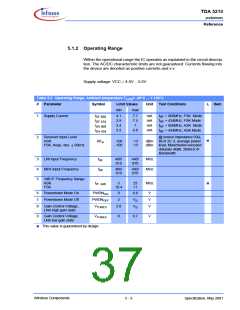 浏览型号TDA5210的Datasheet PDF文件第37页