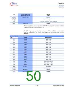 浏览型号TDA5210的Datasheet PDF文件第50页