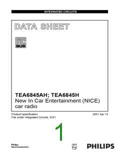 浏览型号TEA6845H的Datasheet PDF文件第1页