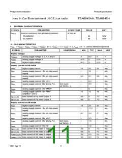 浏览型号TEA6845H的Datasheet PDF文件第11页