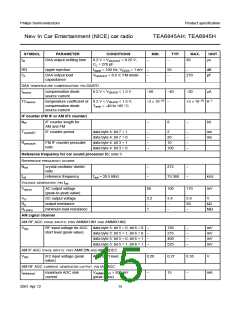 浏览型号TEA6845H的Datasheet PDF文件第15页