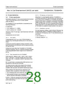 浏览型号TEA6845H的Datasheet PDF文件第28页
