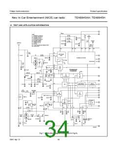 浏览型号TEA6845H的Datasheet PDF文件第34页