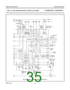 浏览型号TEA6845H的Datasheet PDF文件第35页