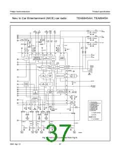 浏览型号TEA6845H的Datasheet PDF文件第37页