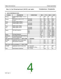 浏览型号TEA6845H的Datasheet PDF文件第4页