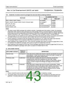 浏览型号TEA6845H的Datasheet PDF文件第43页