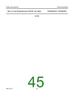 浏览型号TEA6845H的Datasheet PDF文件第45页