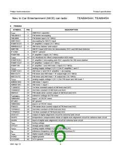 浏览型号TEA6845H的Datasheet PDF文件第6页