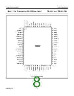 浏览型号TEA6845H的Datasheet PDF文件第8页