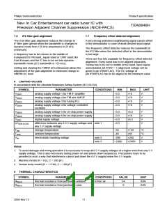 浏览型号TEA6848H的Datasheet PDF文件第11页