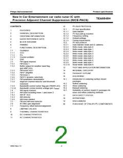 浏览型号TEA6848H的Datasheet PDF文件第2页
