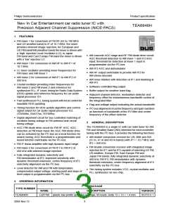 浏览型号TEA6848H的Datasheet PDF文件第3页
