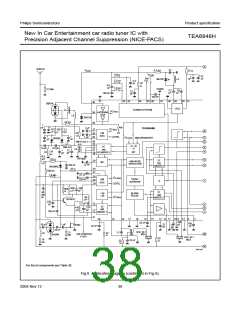 浏览型号TEA6848H的Datasheet PDF文件第38页
