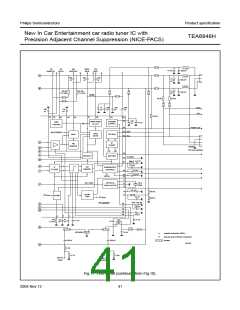 浏览型号TEA6848H的Datasheet PDF文件第41页