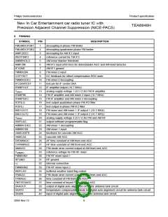浏览型号TEA6848H的Datasheet PDF文件第6页