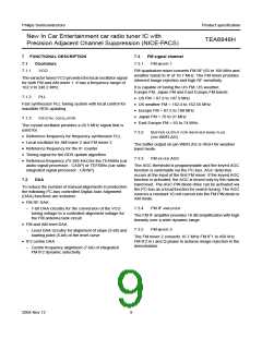 浏览型号TEA6848H的Datasheet PDF文件第9页