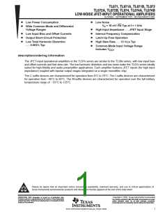 浏览型号TL072CDR的Datasheet PDF文件第1页