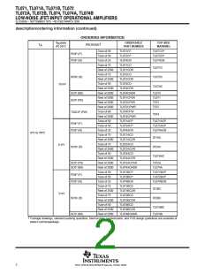 浏览型号TL072CDR的Datasheet PDF文件第2页