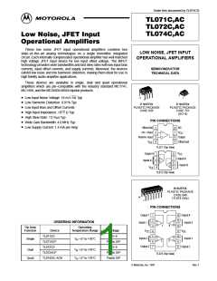 浏览型号TL074CN的Datasheet PDF文件第1页