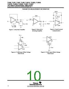浏览型号TL080的Datasheet PDF文件第10页