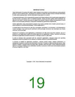 浏览型号TL080的Datasheet PDF文件第19页