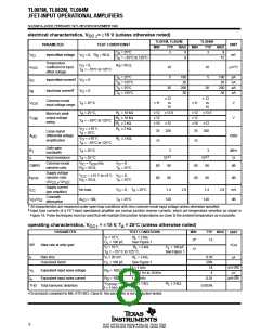 浏览型号TL080的Datasheet PDF文件第8页