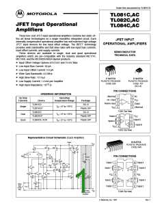 浏览型号TL081ACP的Datasheet PDF文件第1页