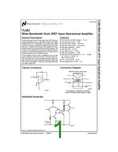 浏览型号TL082的Datasheet PDF文件第1页