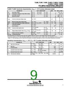 浏览型号TL084的Datasheet PDF文件第9页