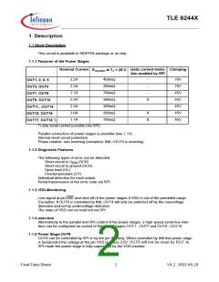 浏览型号TLE6244X的Datasheet PDF文件第2页